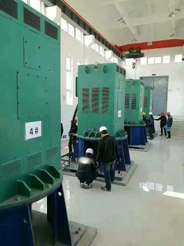 YKK6301-12某污水处理厂使用我厂的立式高压电机安装现场生产厂家